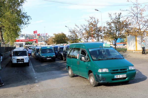 Samsun da Taksi Dolmuş Hatları Fiyat Tarifesi Güncellendi 2024