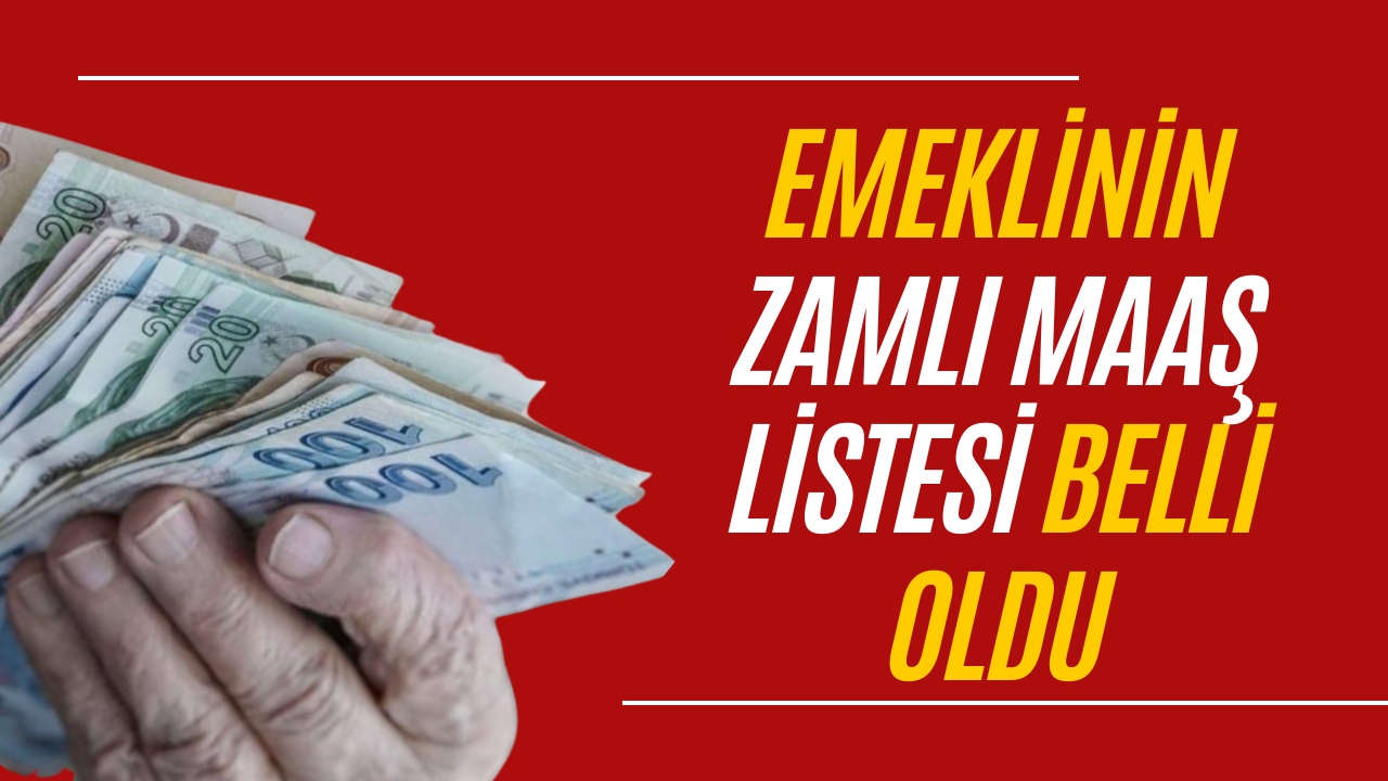 Emekli Zaml Maa Listesi A B C Emeklisi Yeni Tablo Kt