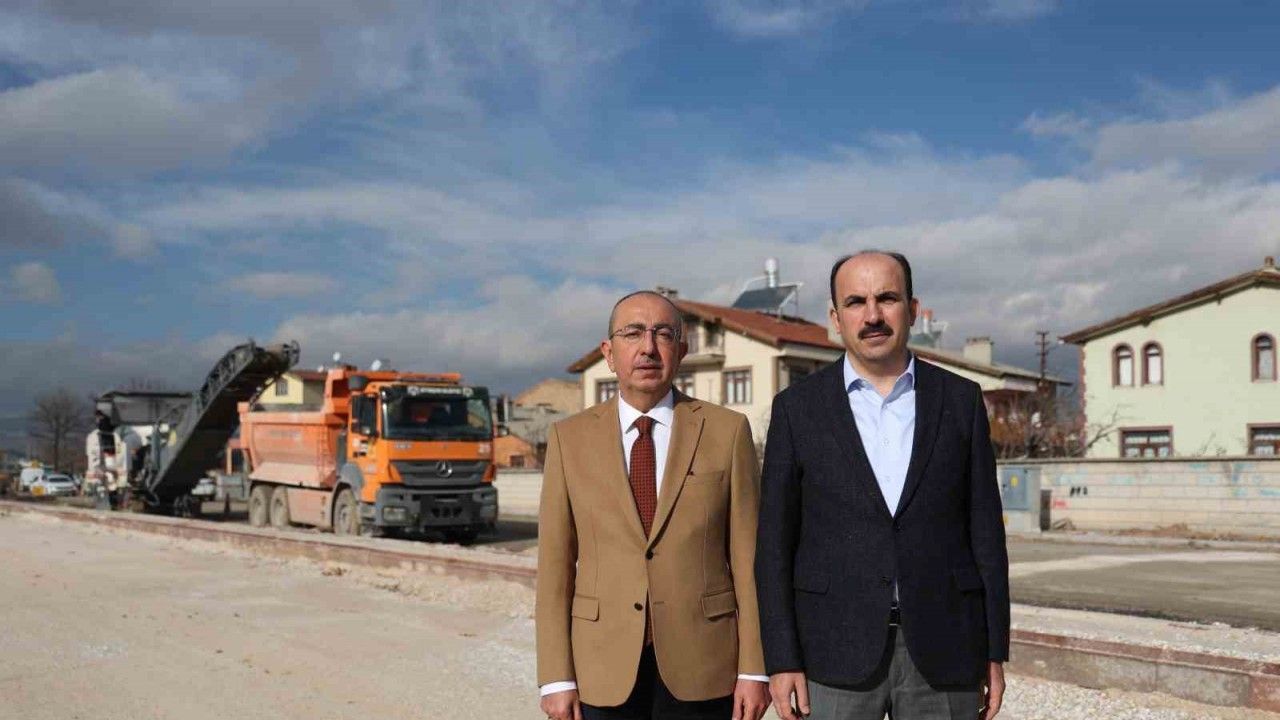 Başkan Altay ve Başkan Kavuş Necmettin Erbakan Caddesini inceledi