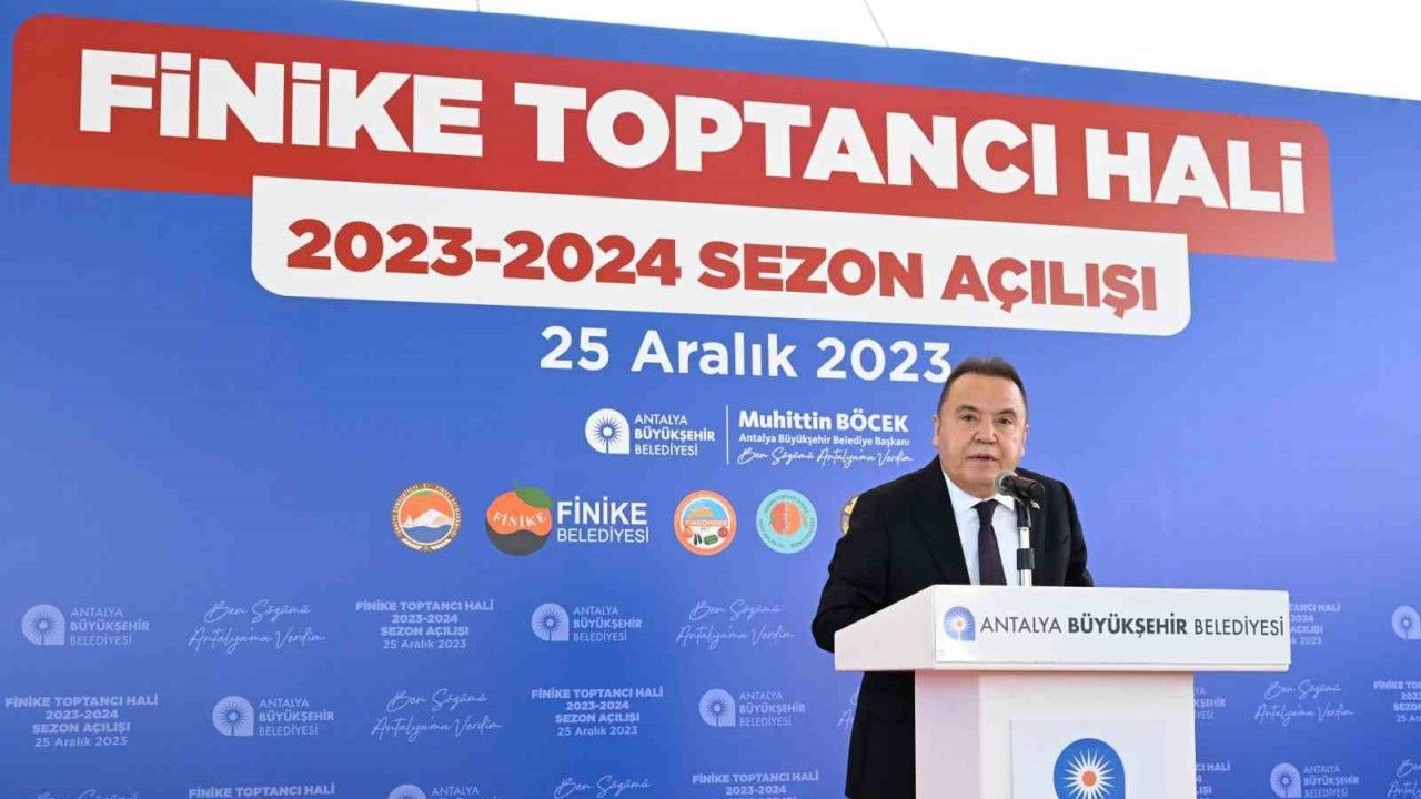 Başkan Böcek: "Finike’mize 690 milyon TL’lik yatırım yaptık"