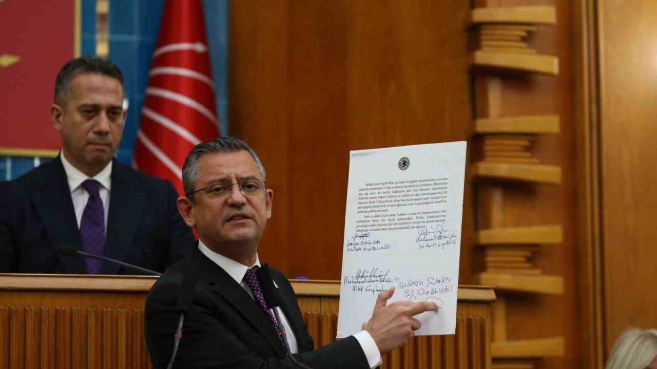 CHP Genel Başkanı Özel: “Teröristlerle mücadelesinde her zaman TSK’nın arkasında olduk”