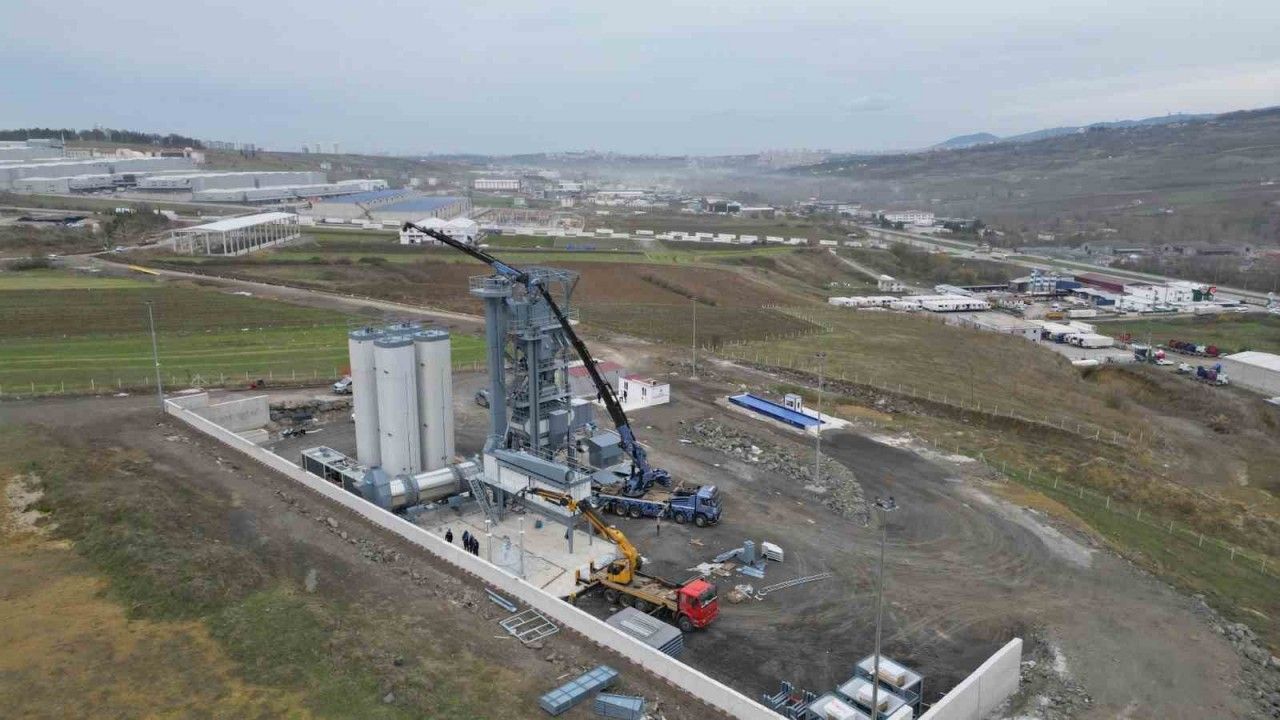 Samsun’a yeni asfalt üretim tesisi