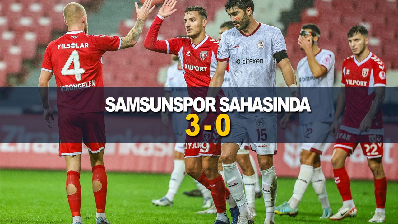 Ziraat Türkiye Kupasın'da Yılport Samsunspor turu 3 golle geçti