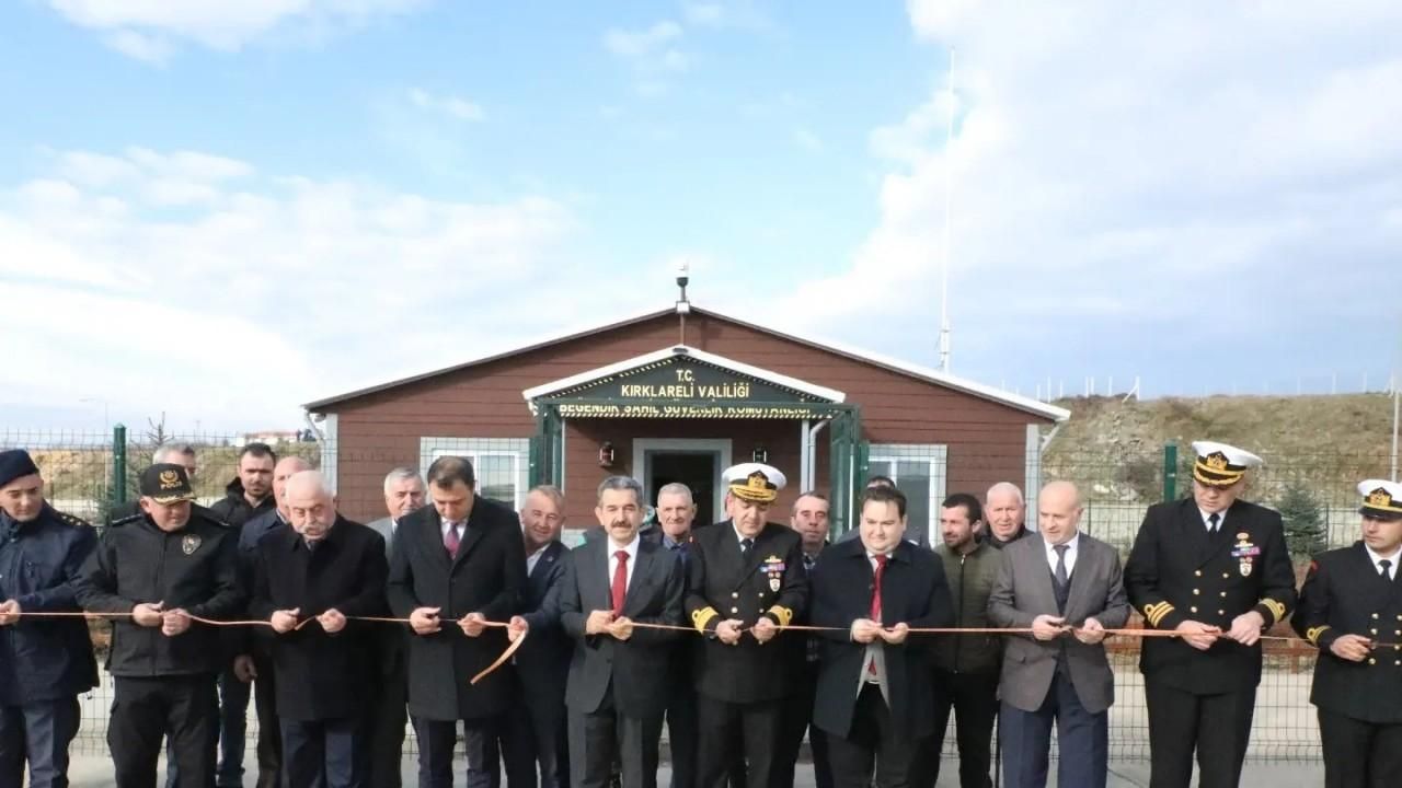 Kırklareli’nde Sahil Güvenlik Komutanlığı binası açıldı