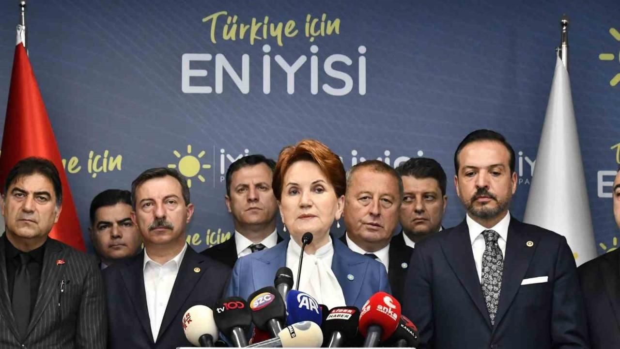 İYİ Parti Genel Başkanı Akşener: 