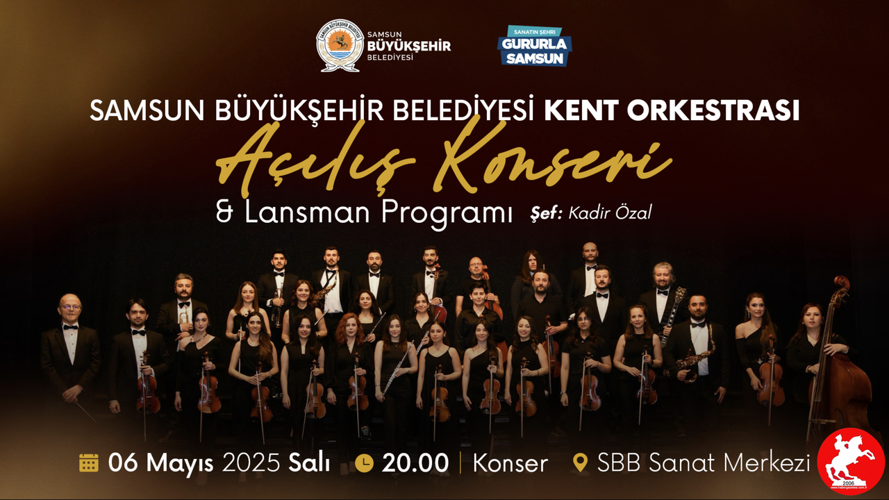 BÜYÜKŞEHİR BELEDİYESİ KENT ORKESTRASI İLK KONSERİYLE MÜZİKSEVERLERLE BULUŞUYOR