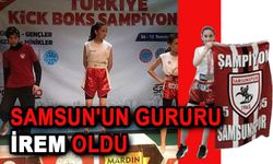 Samsun'lu İrem Türkiye Kick Boks Şampiyonu oldu