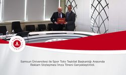 Samsun Üniversitesi İle Spor Toto  Reklam Sözleşmesi İmza Töreni Gerçekleştirildi