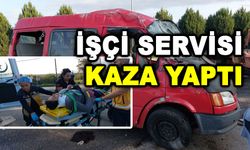 Samsun'da İşçi Servisi Kaza yaptı 15 yaralı