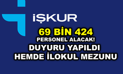 İŞKUR ilkokul mezunu 69 bin 424 personel ve işçi alımı yapılacağını duyurdu!