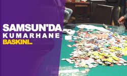Samsun'da Kumarhane Baskını