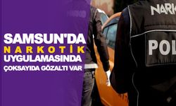 Samsun'da Narkotik Uygulamasın da çok sayıda kişi yakalandı