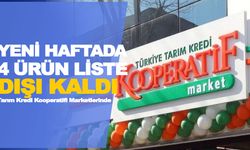 Tarım Kredi Kooperatifi Marketlerinde Yeni Haftada 4 ürün Liste dışı kaldı