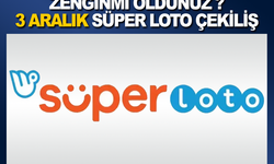 Yoksa Zengin mi oldunuz ? 3 Aralık 2023 Süper Loto çekilişi yapıldı işte sonuç!