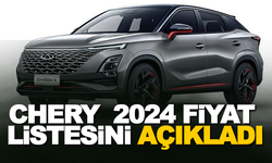 Chery, 2024 Fiyat Listesini Açıkladı: İşte Omada5, Tiggo7 Pro ve Tiggo8 Pro'nun Fiyatları