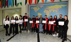 Kastamonu Üniversitesi’nde uluslararası değişim öğrencileri sertifikalarını aldı