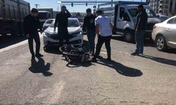 Batman’da otomobil motosiklete çarptı: 1 yaralı