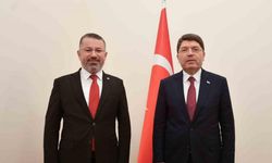 KBÜ Rektörü Kırışık, Adalet Bakanı Tunç ile görüştü