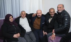 Samsun'da Evi yanan aileye yardım eli