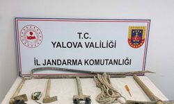 Yalova’da kaçak kazı yapan 4 kişi gözaltına alındı