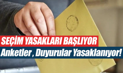 Yerel Seçimler Yaklaşıyor: Anketler Yasaklanıyor!