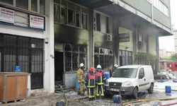 Dersan Koop Sanayi Sitesi’nde yangın çıktı: 1 yaralı