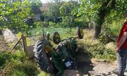 Edirne'de Tır traktörü Biçti