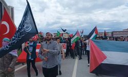 Erzincan’da Filistin’e destek yürüyüşü yapıldı