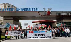 Kayseri Üniversitesi Filistin halkının yanında
