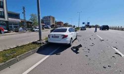 Sinop’ta araç büyükbaş hayvana çarptı