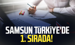 Gururlandırıcı İstatistik İle Samsun Türkiye'nin Zirvesinde Yerini Alıyor!