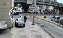 Samsun’da Otomobile çarpan motosikletli'nin Kaza anı kamerada