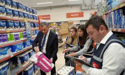 Samsun'da Zincir marketlerde haksız fiyat artışı ve kasa-etiket fiyat farkı denetimi