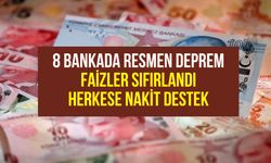 8 bankada deprem! Akbank, Garanti BBVA, Enpara.com ve 5 banka faizleri sıfırladı