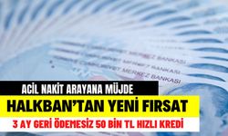 Halkbank’tan Kefilsiz Şartsız 50 Bin TL İhtiyaç Kredisi! Acil Para Arayan Kaçırmasın