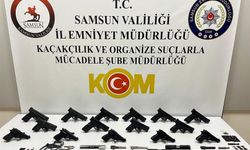 Samsun’da Ruhsatsız Silah Operasyonu: 15 Tabanca Ele Geçirildi