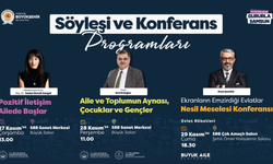 BÜYÜKŞEHİR’İN SÖYLEŞİ VE KONFERANS PROGRAMLARI BAŞLIYOR