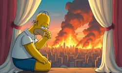 Simpsonlar’ın 2025 Tahminlerinden İlk Şok Gerçekleşti! Los Angeles’ta Yangın Başladı