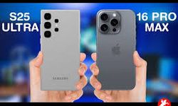 iPhone 16 Pro Max ve Samsung Galaxy S25 Ultra Karşı Karşıya