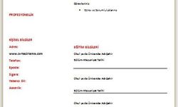 Güzel Bir CV Nasıl Hazırlanmalıdır?