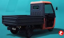 Fiat Üç Tekerlekli Elektrikli Mini Kamyonet Fiat Tris Yollarda