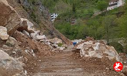SON DAKİKA- Giresun'da Heyelan Meydana Geldi