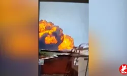 Hindistan'da Yolcu Uçağı Düştü! Bölgeden İlk Görüntüler Geldi