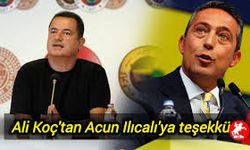 Ali Koç'tan Acun Ilıcalı için mesaj!
