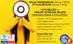 Sorumlu Emlak Danışmanı Seviye 5 ve Motorlu Kara Taşıtları Seviye 5 Mesleki Yeterlilik ve Yetki Belgesi – Belge Zorunlul