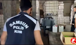 Samsun'da Büyük Operasyon! 8 İlde 4 Ton 250 Litre Sahte Alkole El Koyuldu