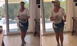 Hülya Avşar'ın Sıcaktan Kaçışı: Evdeki Enerjik Anları Şaşırttı!