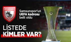 Samsunspor UEFA’ya Kadrosunu Bildirdi