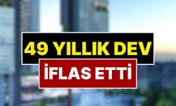 49 Yıllık Holding İflas Etti, Borcu Dudak Uçuklattı