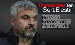 Thomas Reis’ten Sert Açıklamalar: “1 Puanı Hak Etmiştik”